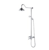 Bocchi Orient Banyo Bataryası ve El Duşu Setli Duş Kolonu Krom - 1005-0031 - Yağmur Duş Sistemleri - 1
