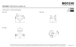 Bocchi Piave Bornoz Askılığı - İkili Krom - 3015-0001 - Askılık, Bornoz Askılığı - 2