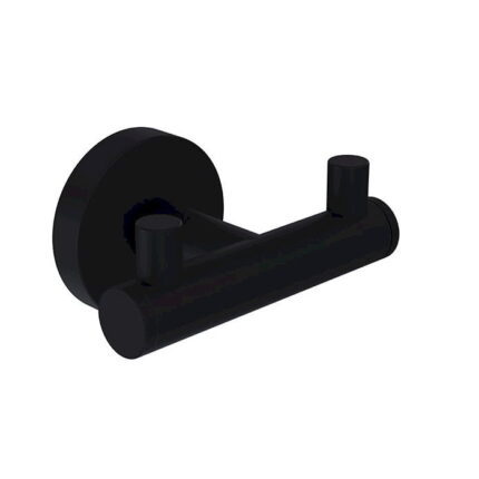 Bocchi Piave Bornoz Askılığı - İkili Mat Siyah - 3015-0001-AB - Askılık, Bornoz Askılığı - 1