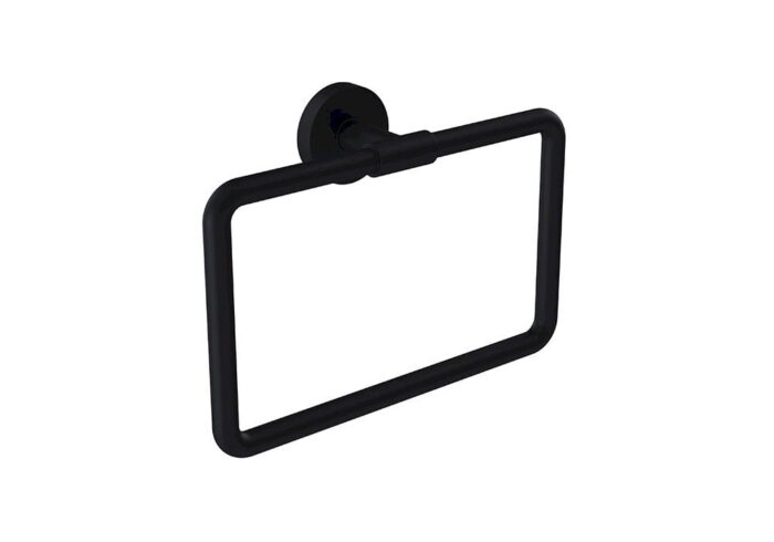 bocchi piave yuvarlak havluluk 212 mm mat siyah 3015-0004-AB Bocchi Piave Yuvarlak Havluluk 212 mm Mat Siyah - 3015-0004-AB - Havluluk - 1