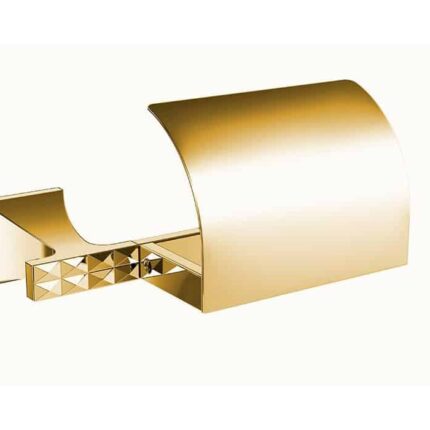 Bocchi Roma Tuvalet Kağıtlığı - Kapaklı Altın