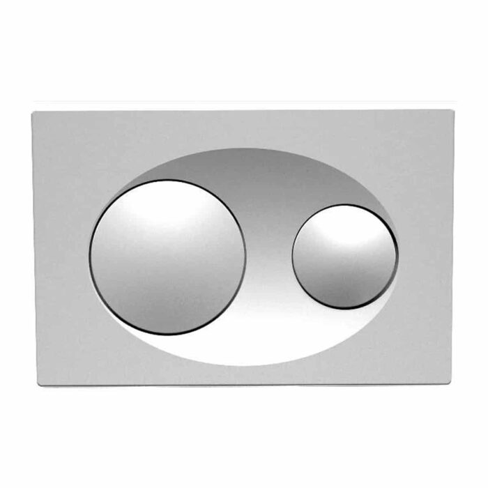 Bocchi Savio Metal Kaplama Kumanda Panelleri Mat Krom - 8200-0010 - Kumanda Panelleri (Gömme Rezervuar Butonları) - 1