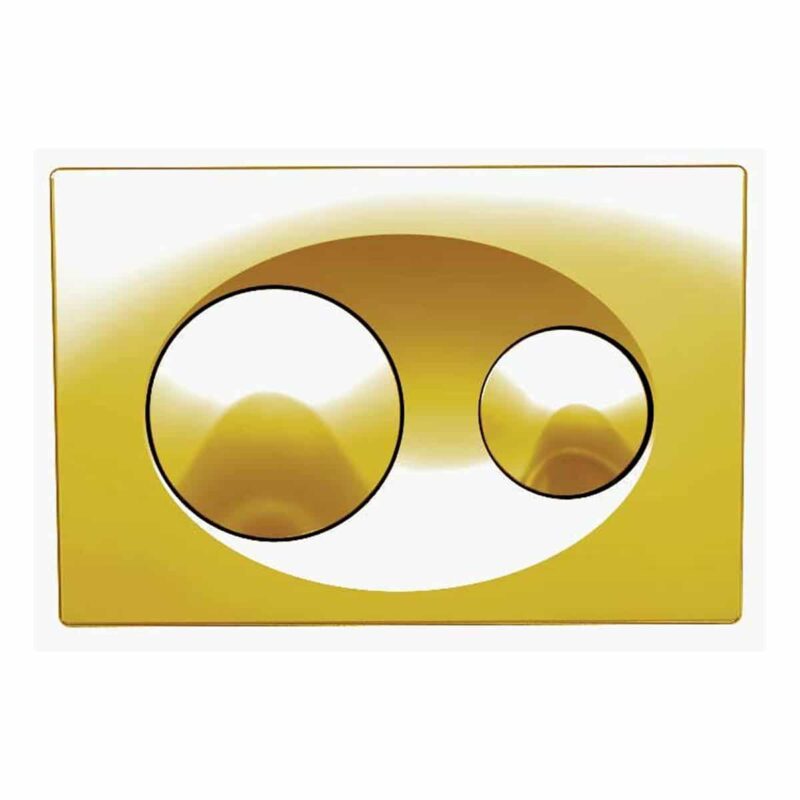 Bocchi Savio Metal Kaplama Kumanda Panelleri Parlak Altın - 8200-0014 - Kumanda Panelleri (Gömme Rezervuar Butonları) - 1