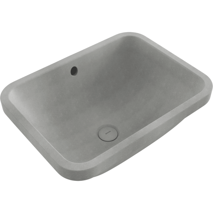 Bocchi Scala Arch Tezgah Altı Lavabo 55 cm Mat Beton - 1006-069-0125 - Tezgah Altı Hilton Lavabo - 1