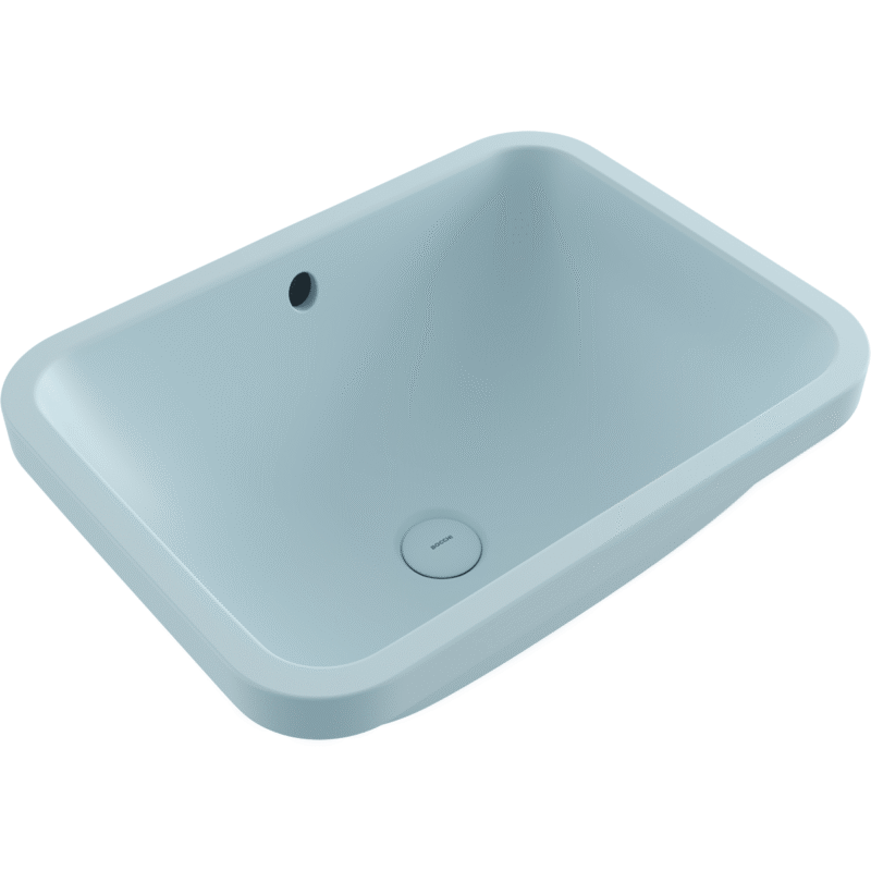 Bocchi Scala Arch Tezgah Altı Lavabo 55 cm Mat Buz Mavisi - 1006-029-0125 - Tezgah Altı Hilton Lavabo - 1