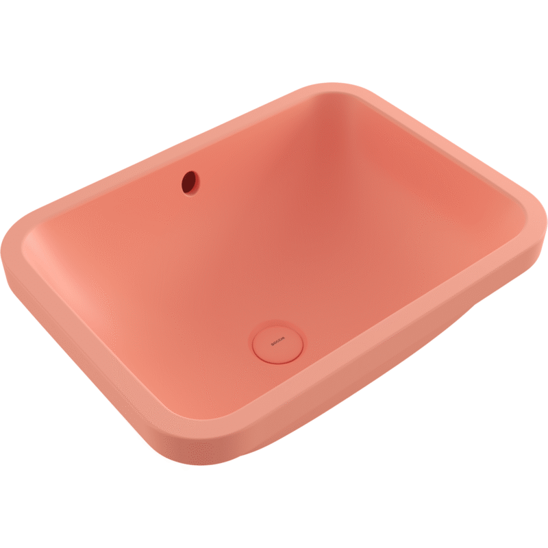 Bocchi Scala Arch Tezgah Altı Lavabo 55 cm Mat Somon - 1006-032-0125 - Tezgah Altı Hilton Lavabo - 1