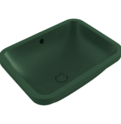 Bocchi Scala Arch Tezgah Altı Lavabo 55 cm Mat Yeşil - 1006-027-0125 - Tezgah Altı Hilton Lavabo - 1