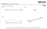 Bocchi Siena Uzun Havluluk 500 mm Krom - 3019-0006 - Havluluk - 2