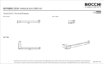 Bocchi Siena Uzun Havluluk - Açık 288 mm Krom