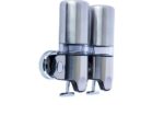 Bocchi Sıvı Sabunluk İkili Sıvı Sabunluk İkili 450x2 ml Mat Paslanmaz Çelik - 3052-0002 - Sıvı Sabunluk - 1
