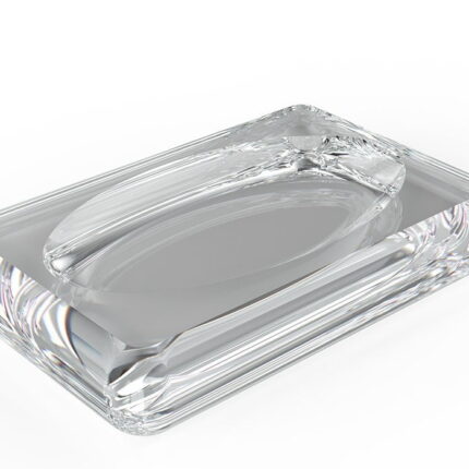 Bocchi Sorrento Sabunluk Tezgah Üstü Şeffaf - 3102-0002 - Sabunluk - 1