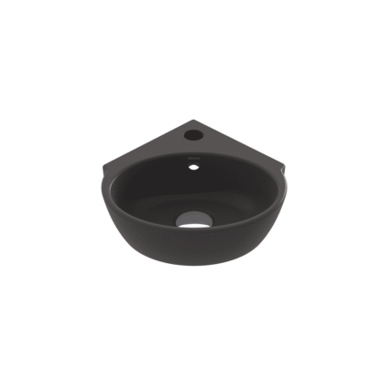 Bocchi Taormina Arch Köşe Lavabo 30 cm Mat Antrasit - 1392-020-0126 - Köşe Lavabo