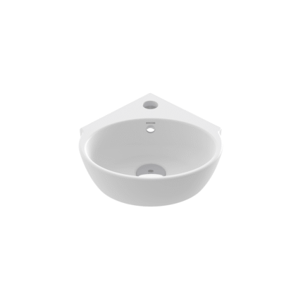 Bocchi Taormina Arch Köşe Lavabo 30 cm Mat Beyaz - 1392-002-0126 - Köşe Lavabo