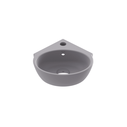Bocchi Taormina Arch Köşe Lavabo 30 cm Mat Gri - 1392-006-0126 - Köşe Lavabo