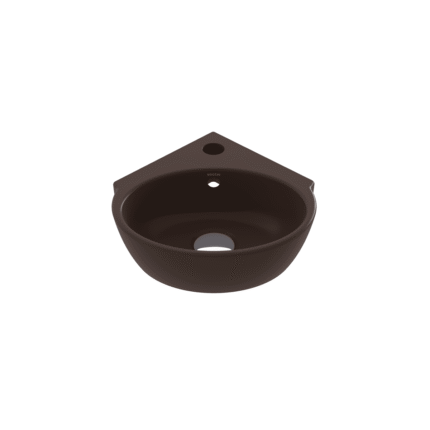 Bocchi Taormina Arch Köşe Lavabo 30 cm Mat Kahve