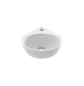 Bocchi Taormina Arch Köşe Lavabo 30 cm Parlak Beyaz - 1392-001-0126 - Köşe Lavabo