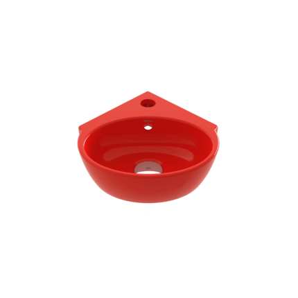 Bocchi Taormina Arch Köşe Lavabo 30 cm Parlak Kırmızı