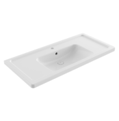 Bocchi Taormina Pro Etajerli Lavabo 105 cm Parlak Beyaz - 1118-001-0126 - Etajerli Lavabo