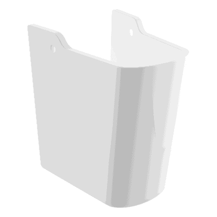 Bocchi Taormina Yarım Ayak Parlak Beyaz - 1003-001-0338 - Lavabo Ayakları - 1