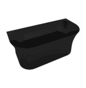 Bocchi Taranto Küvet Parlak Siyah