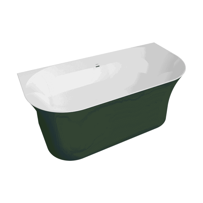 Bocchi Taranto Küvet Parlak Yeşil-Beyaz - 3207-200-006 - Küvetler - 1