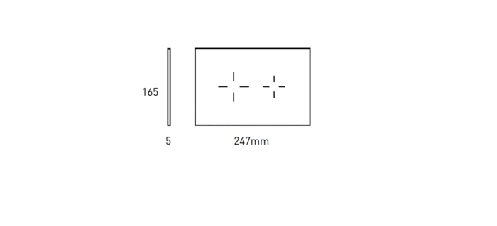 Bocchi Target Fotoselli Kumanda Panelleri Beyaz Cam - 8200-0302 - Kumanda Panelleri (Gömme Rezervuar Butonları) - 2