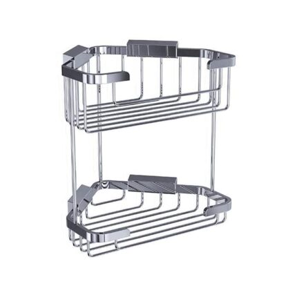 Bocchi Tel Sabunluk Köşe Malzemelik - İkili Tel Sabunluk Köşe Malzemelik - İkili Krom