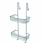 Bocchi Tel Sabunluk Malzemelik İkili Kabine Asma Tel Sabunluk Malzemelik İkili Kabine Asma Krom