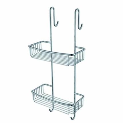 Bocchi Tel Sabunluk Malzemelik İkili Kabine Asma Tel Sabunluk Malzemelik İkili Kabine Asma Krom