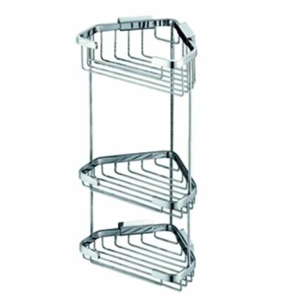 Bocchi Tel Sabunluk Malzemelik Köşe Üçlü Tel Sabunluk Malzemelik Köşe Üçlü Krom