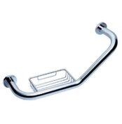 Bocchi Tutunma Barı Açılı Sabunluklu 455 mm Krom