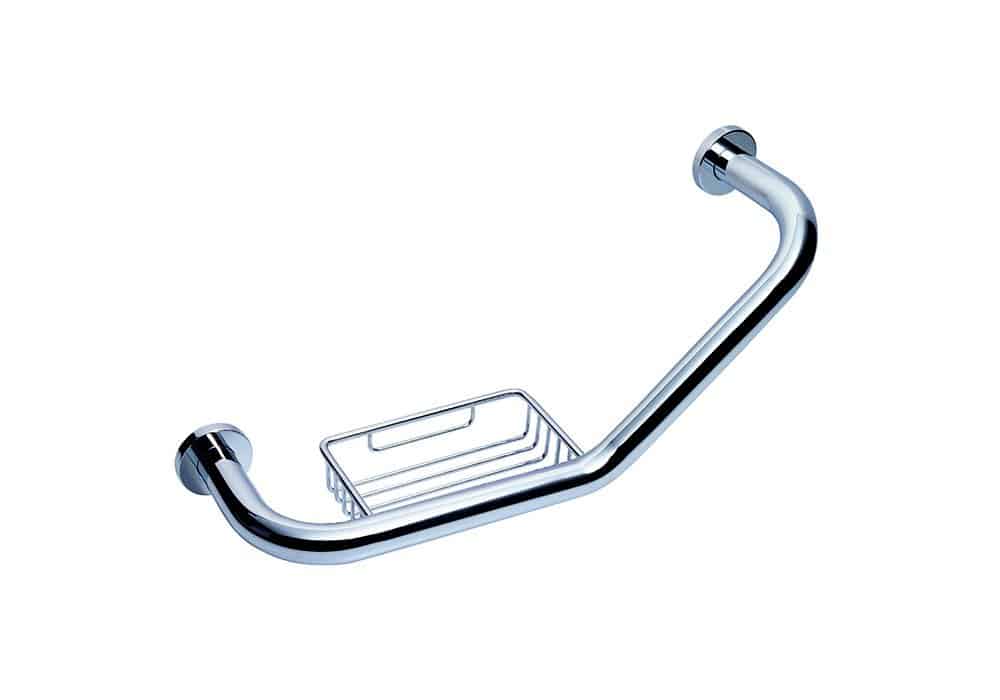 Bocchi Tutunma Barı Açılı Sabunluklu 455 mm Krom