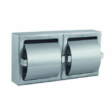 Bocchi Tuvalet Kağıtlık İkili Tuvalet Kağıtlık İkili Mat Paslanmaz Çelik