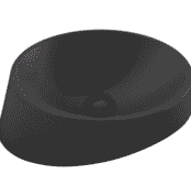 Bocchi Venezia Çanak Lavabo 56 cm Mat Antrasit