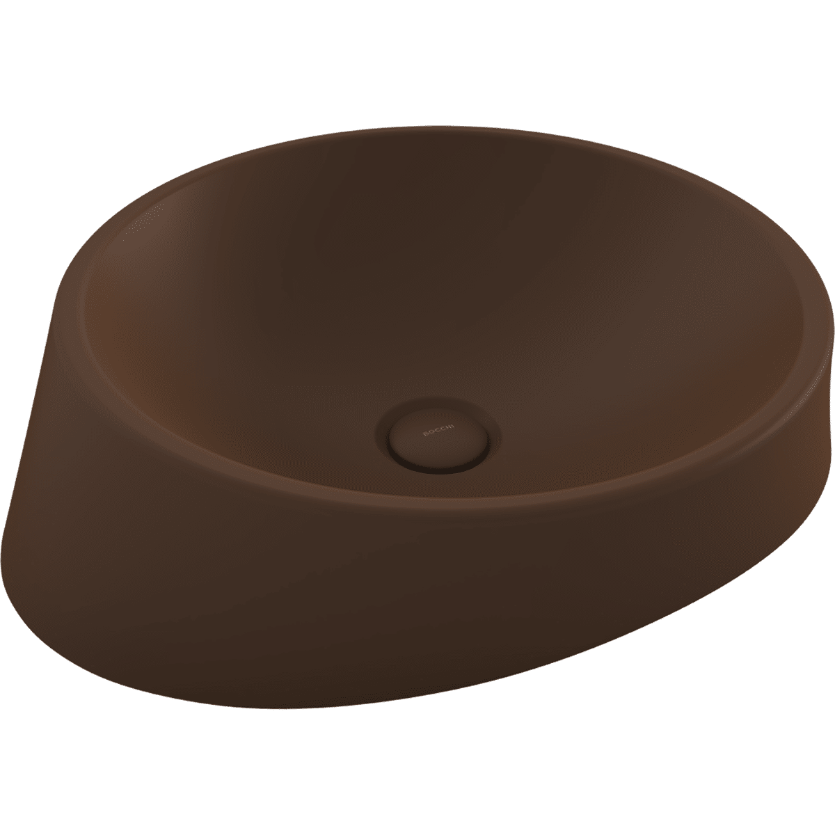 Bocchi Venezia Çanak Lavabo 56 cm Mat Kahve Bocchi Venezia Çanak Lavabo 56 cm Mat Kahve