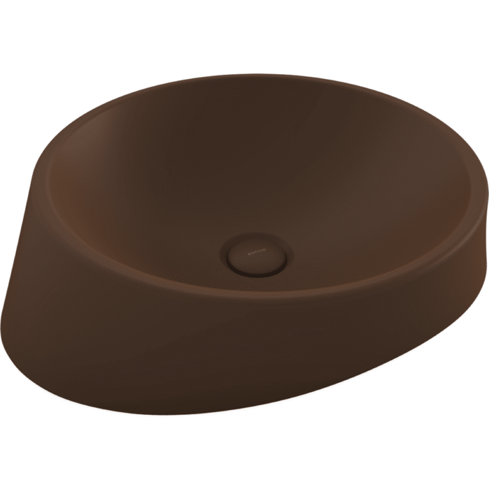 Bocchi Venezia Çanak Lavabo 56 cm Mat Kahve - 1010-025-0125 - Çanak Lavabo - 1