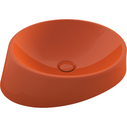 Bocchi Venezia Çanak Lavabo 56 cm Parlak Turuncu - 1010-012-0125 - Çanak Lavabo - 1