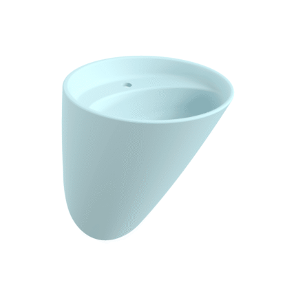 Bocchi Venezia Monoblok Lavabo Mat Buz Mavisi - 1083-029-0126 - Monoblok Bütün Lavabo