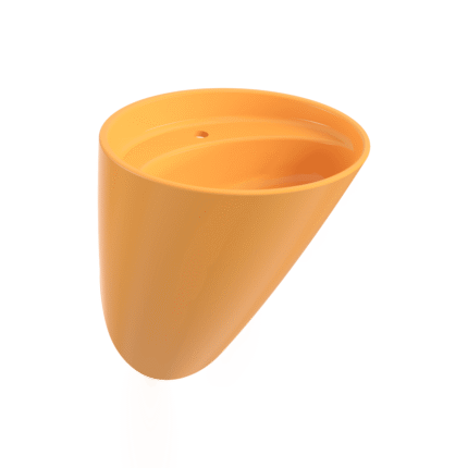 Bocchi Venezia Monoblok Lavabo Parlak Mandalina Sarısı - 1083-021-0126 - Monoblok Bütün Lavabo