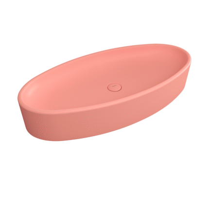 Bocchi Vessel Çanak Lavabo 85 cm Mat Somon