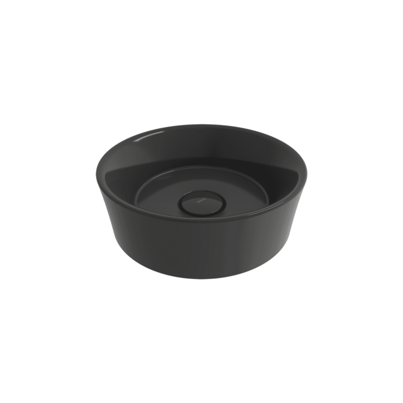 Bocchi Vessel Çanak Lavabo 38 cm Parlak Siyah - 1174-005-0125 - Çanak Lavabo