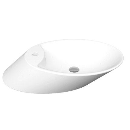 Bocchi Vessel Çanak Lavabo 72 cm Mat Beyaz