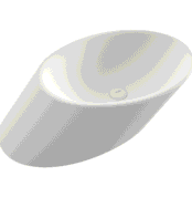 Bocchi Vessel Çanak Lavabo 72 cm Mat Beyaz - 1013-002-0125 - Çanak Lavabo - 1
