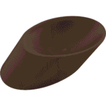 Bocchi Vessel Çanak Lavabo 72 cm Mat Kahve - 1013-025-0125 - Çanak Lavabo - 1