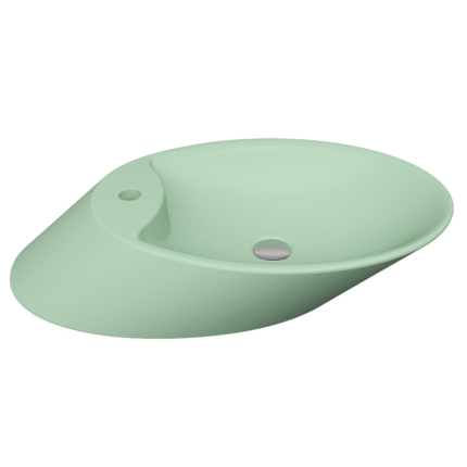 Bocchi Vessel Çanak Lavabo 72 cm Mat Mint Yeşil
