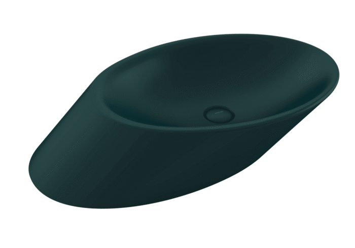 Bocchi Vessel Çanak Lavabo 72 cm Mat Petrol Mavisi - 1013-071-0125 - Çanak Lavabo - 1