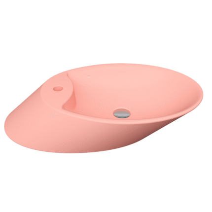 Bocchi Vessel Çanak Lavabo 72 cm Mat Somon