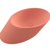 Bocchi Vessel Çanak Lavabo 72 cm Mat Somon - 1013-032-0125 - Çanak Lavabo - 1