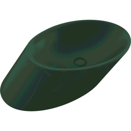 Bocchi Vessel Çanak Lavabo 72 cm Mat Yeşil - 1013-027-0125 - Çanak Lavabo - 1