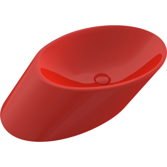 Bocchi Vessel Çanak Lavabo 72 cm Parlak Kırmızı - 1013-019-0125 - Çanak Lavabo - 1